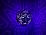 As Luck Would Have It - Rhombic Triacontahedron Pendant Lantern