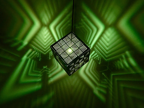 Cryptic - Cube Pendant Lantern