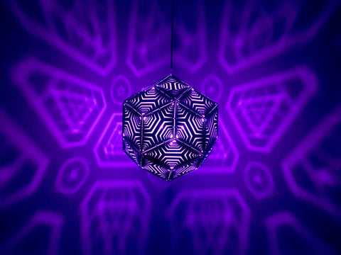 As Luck Would Have It - Rhombic Triacontahedron Pendant Lantern