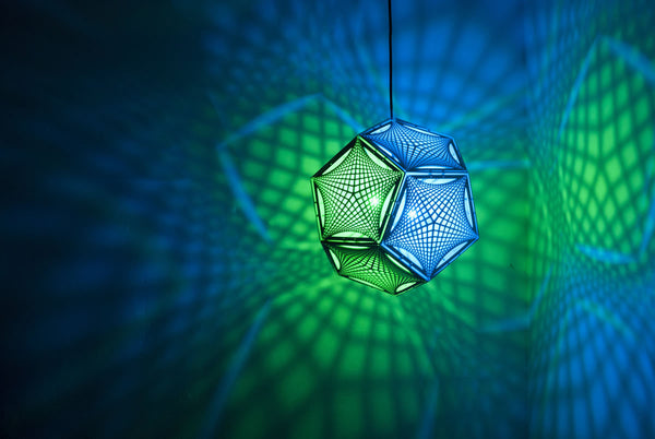 Asking the Right Questions - Dodecahedron Pendant Lantern